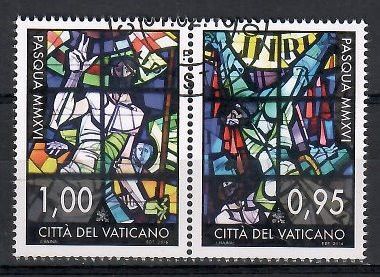 Znaczek Watykan 2016 Mi abo 1863-1864 Stemplowane