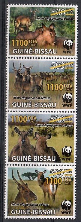 Znaczek Gwinea Bissau 2021 Mi 11955-11958 Czyste **