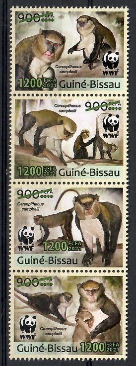 Gwinea Bissau 2021 Mi 11991-11994 Czyste **