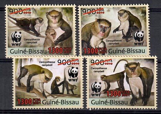Znaczek Gwinea Bissau 2021 Mi 11995-11998 Czyste **