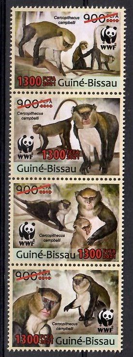 Znaczek Gwinea Bissau 2021 Mi 11995-11998 Czyste **