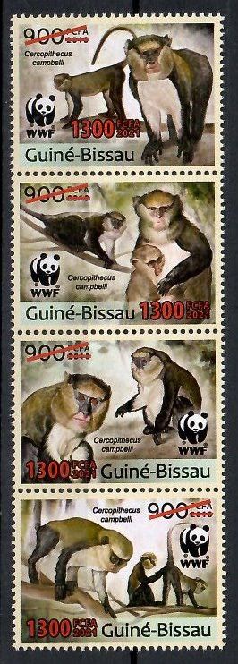 Znaczek Gwinea Bissau 2021 Mi 11995-11998 Czyste **