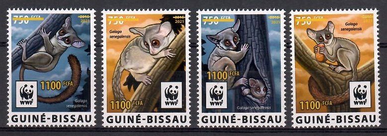 Gwinea Bissau 2021 Mi 12003-12006 Czyste **