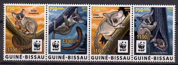 Gwinea Bissau 2021 Mi 12003-12006 Czyste **