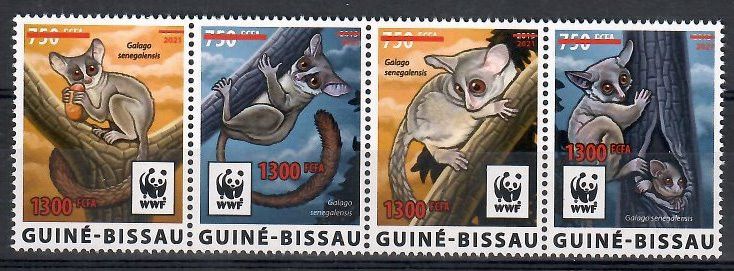 Gwinea Bissau 2021 Mi 12011-12014 Czyste **
