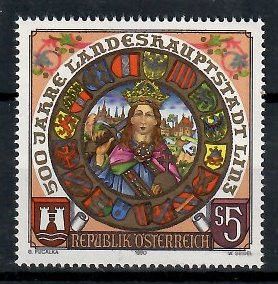 Znaczek Austria 1990 Mi 1983 Czyste **