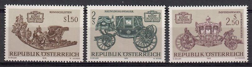 Znaczek Austria 1972 Mi 1406-1408 Czyste **