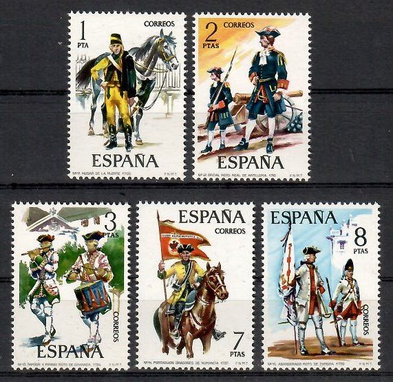 Znaczek Hiszpania 1974 Mi 2092-2096 Czyste **