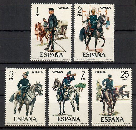 Znaczek Hiszpania 1977