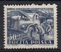 Znaczek Polska 1953 Mi 793 Fi 655 Bez kleju ( * )