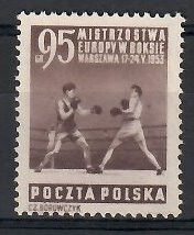 Znaczek Polska 1953