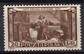 Znaczek Polska 1953