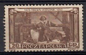 Znaczek Polska 1953