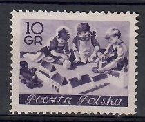 Znaczek Polska 1953