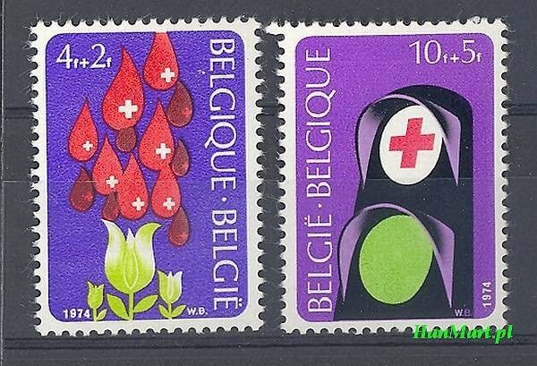 Znaczek Belgia 1974 Mi 1757-1758 Czyste **
