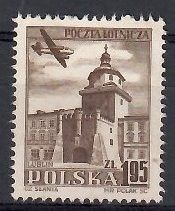 Znaczek Polska 1954