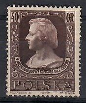 Znaczek Polska 1955 Mi 899 Fi 759 Bez kleju ( * )