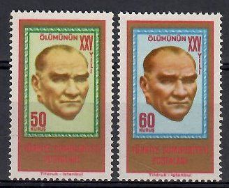Znaczek Turcja 1963 Mi 1894-1895 Czyste **