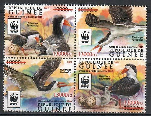 Gwinea 2021 Mi 15618-15621 Czyste **