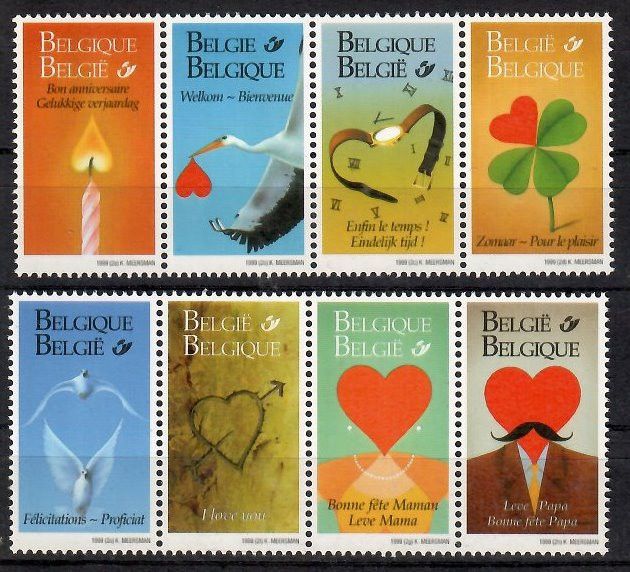 Znaczek Belgia 1999