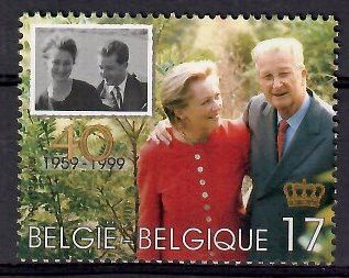 Znaczek Belgia 1999