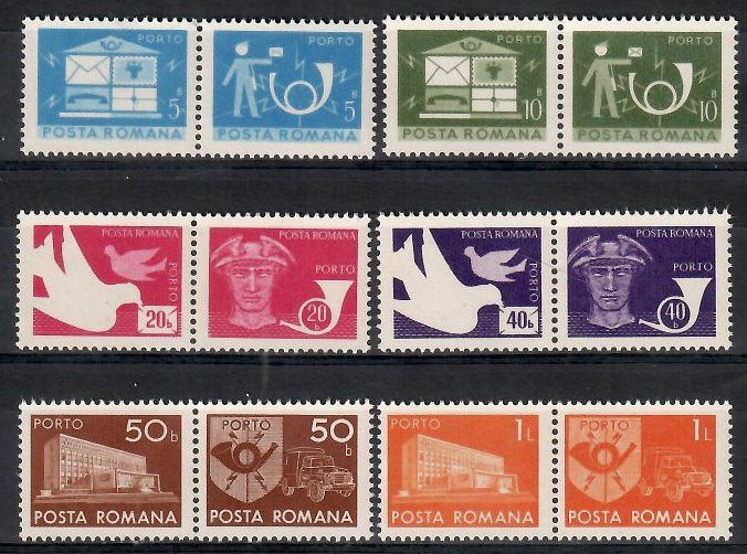 Znaczek Rumunia 1974 Mi 119-124 Czyste **