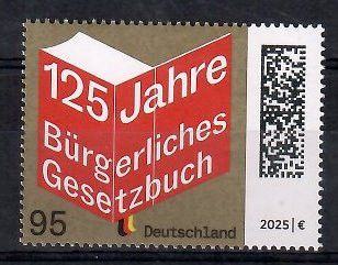 Znaczek Niemcy 2025 Mi 3879 Czyste **