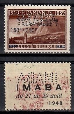 Znaczek Belgia 1948 Mi 782I Czyste **