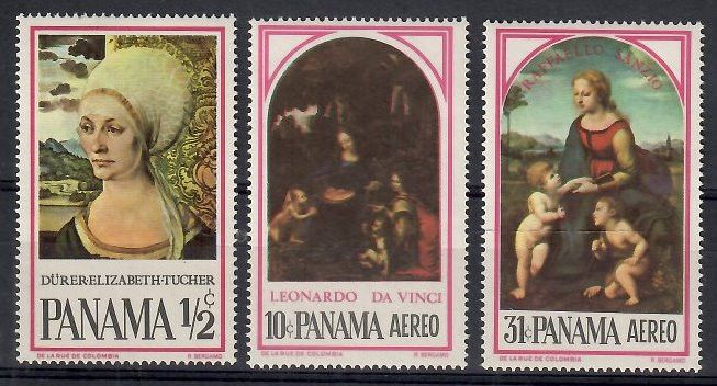 Znaczek Panama 1966 Mi 873-875 Czyste **