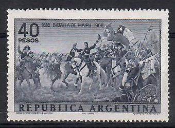 Znaczek Argentyna 1968 Mi 999 Czyste **
