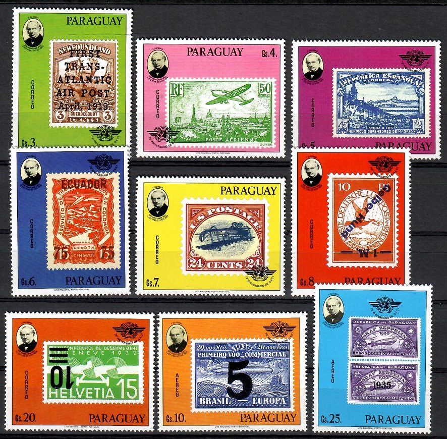 Znaczek Paragwaj 1979 Mi 3174-3182 Czyste **