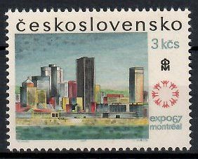 Znaczek Czechosłowacja 1967