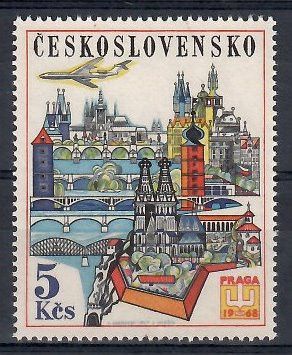 Znaczek Czechosłowacja 1967