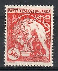 Znaczek Czechosłowacja 1968