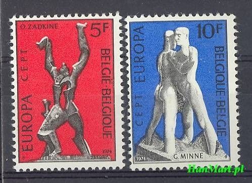 Znaczek Belgia 1974 Mi 1766-1767 Czyste **