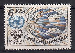 Znaczek Czechosłowacja 1985 Mi 2806 Czyste **