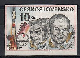 Znaczek Czechosłowacja 1987