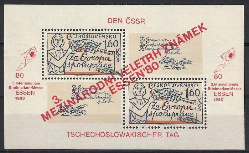 Znaczek Czechosłowacja 1980