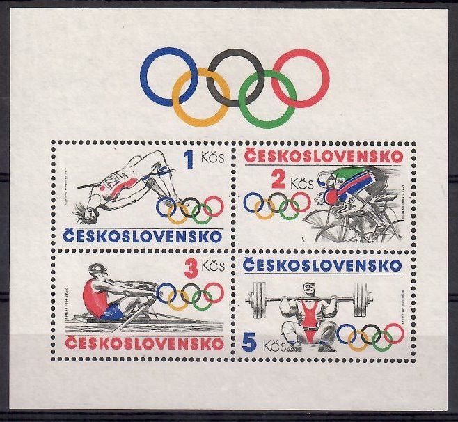 Znaczek Czechosłowacja 1984 Mi bl 60 Czyste **