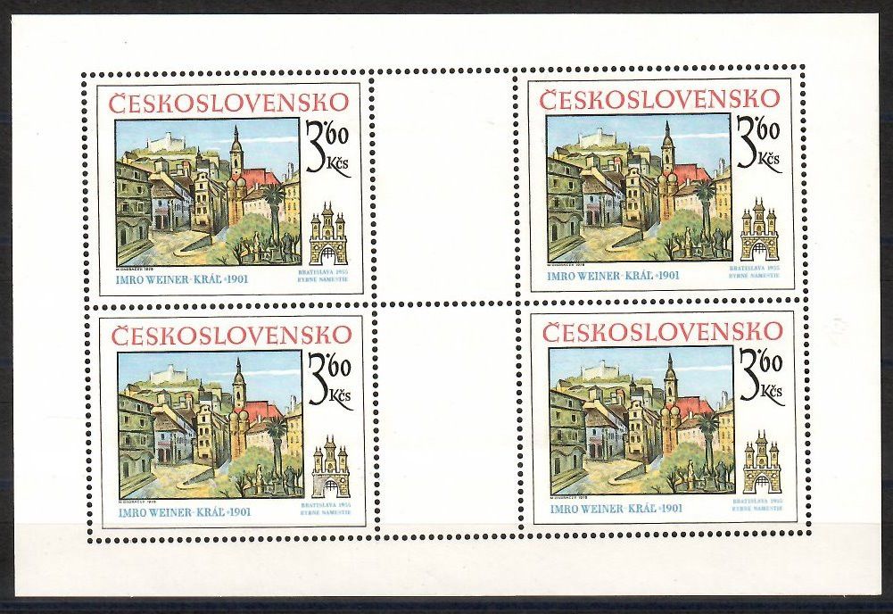Znaczek Czechosłowacja 1978 Mi ark 2441 Czyste **