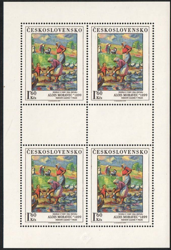 Znaczek Czechosłowacja 1979 Mi ark 2534 Czyste **