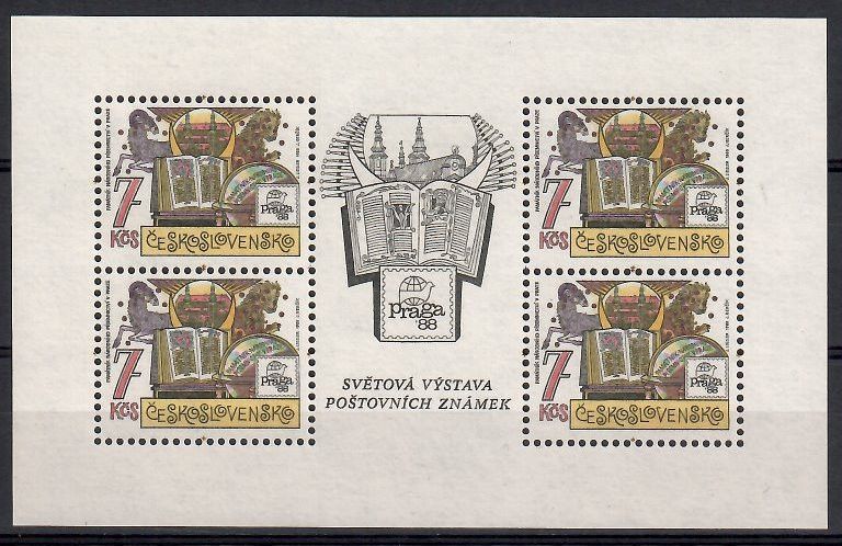 Znaczek Czechosłowacja 1988