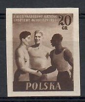 Znaczek Polska 1955 Mi 934B Fi 790A Bez kleju ( * )