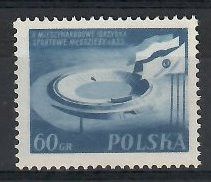 Znaczek Polska 1955 Mi 936 Fi 792B Bez kleju ( * )