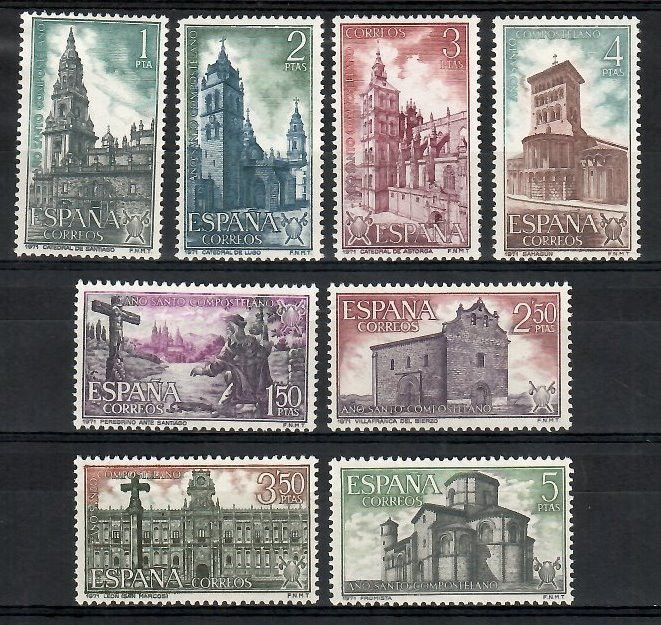 Znaczek Hiszpania 1971