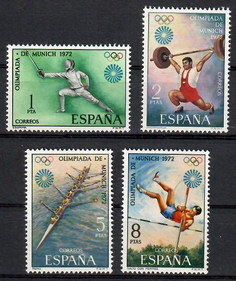 Znaczek Hiszpania 1972