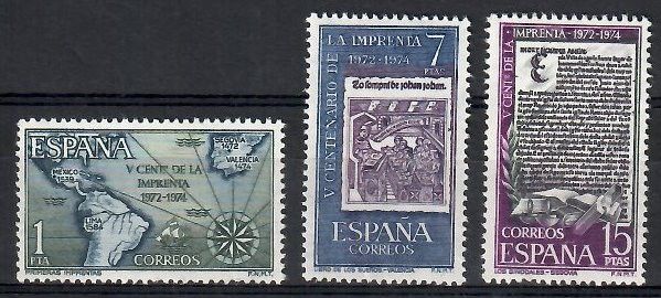 Znaczek Hiszpania 1973