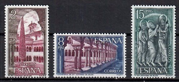 Znaczek Hiszpania 1973 Mi 2054-2056 Czyste **