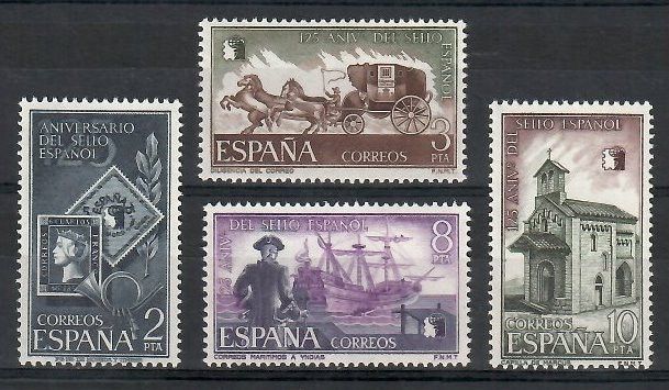 Znaczek Hiszpania 1975 Mi 2126-2129 Czyste **