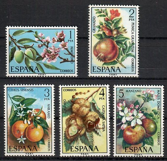 Znaczek Hiszpania 1975 Mi 2146-2150 Czyste **